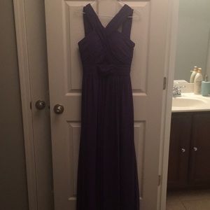Purple bridesmaid dress